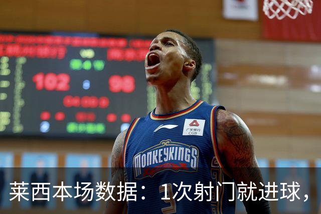 莱西本场数据：1次射门就进球，13次丢球权+3次抢断，获评7.6分